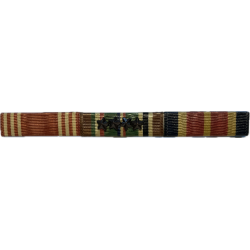 Rubans de décoration, Good Conduct, European African Middle Eastern Campaign, 4 étoiles, Certificate of Merit Medal