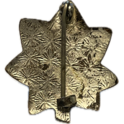 Grade en métal, Lieutenant Colonel, à épingle, Snow flakes