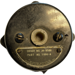 Jauge de pression d'injection de fluide, tableau de bord, USAAF