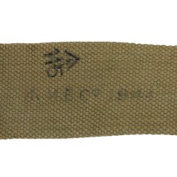 Pouch, Magazine, Sten Machine Carbine, Bandoleer, British Airborne, M.E. Co. 1944, Blancoed