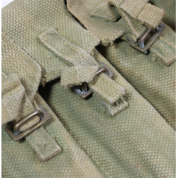 Pouch, Magazine, Sten Machine Carbine, Bandoleer, British Airborne, M.E. Co. 1944, Blancoed