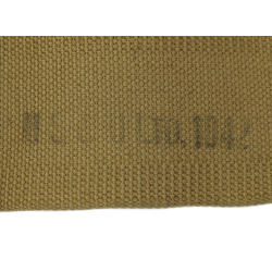 Holster en toile canadien pour revolver, Royal Canadian Armoured Corps, MS & U Ltd. 1942, état neuf
