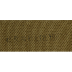 Holster en toile canadien pour revolver, Royal Canadian Armoured Corps, MS & U Ltd. 1942, état neuf