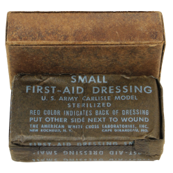 Pansement, Small First-Aid, US Army, Carlisle Model, 1942, THE AMERICAN WHITE CROSS LABS, Item 92082