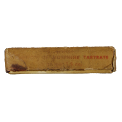 Box, 5-Tube, Solution of Morphine Tartrate, Item No. 9115500, Empty