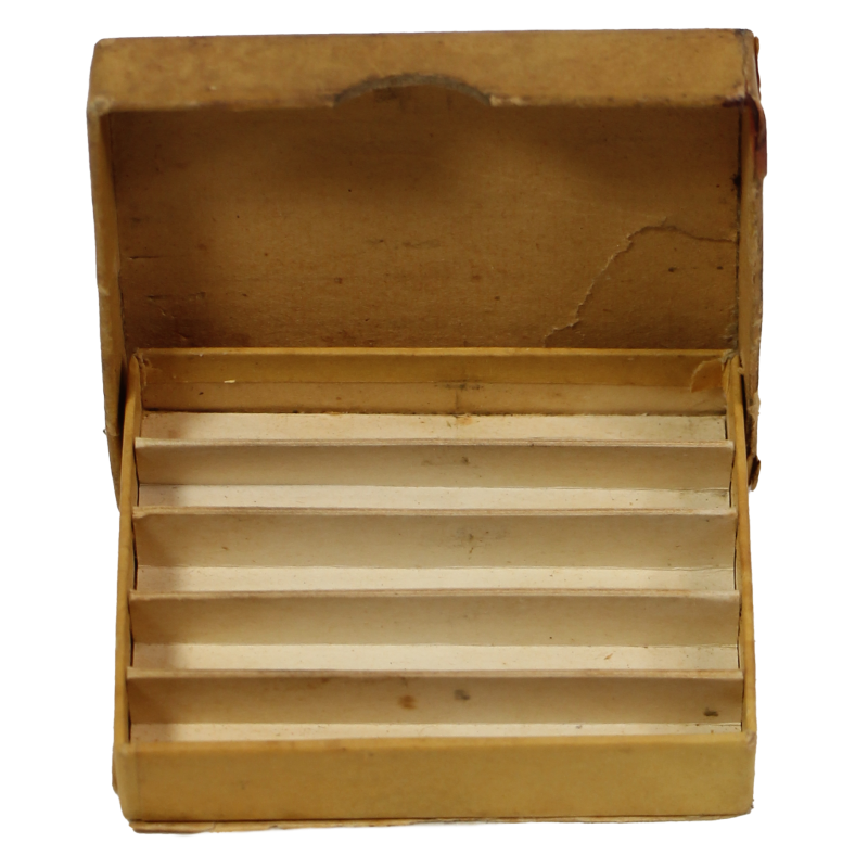 Box, 5-Tube, Solution of Morphine Tartrate, Item No. 9115500, Empty