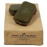 Pansement, First-Aid Packet, US Army, Carlisle Model, avec sulfanilamide, 1943