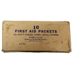 First-Aid Packet, US Army, Carlisle Model, with Crystalline Sulfanilamide, 1943