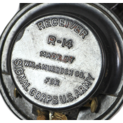 Écouteurs, Type R-14, US Army, WM. J. MURDOCK CO.