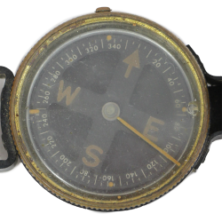 Compass, Marching, SUPERIOR MAGNETO CORP., with Canvas Pouch, Impregnated