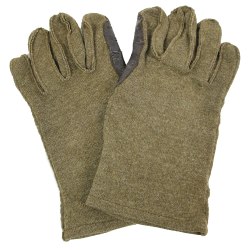 Gloves, Wool, with Leather Palm, US Army, Size 10, J. KAYSER & CO.