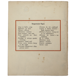 Booklet, Pocket Guide to France, 1944, Named