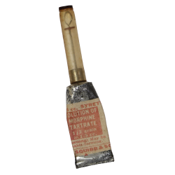 Syrette, Morphine, E.R. SQUIBB & SONS, US Army Medical Department