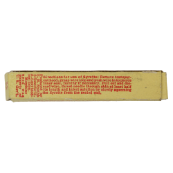 Syrette, Morphine, E.R. SQUIBB & SONS, US Army Medical Department