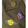 Jacket, Ike, Pfc. Glenn Stiarwalt, 2nd Inf. Regt., 5th Infantry Division, ETO Jacket, Ike, Pfc. Glenn Stiarwalt, 2nd Inf. Regt., 5th Infantry Division, ETO