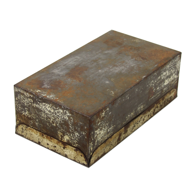 Boîte britannique, Lifeboat and Raft Rations, 48 biscuits, vide, Normandie