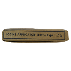 Applicators, Iodine, Bottle Type, Unit No. 17, A.E. HALPERIN CO., INC., Complete