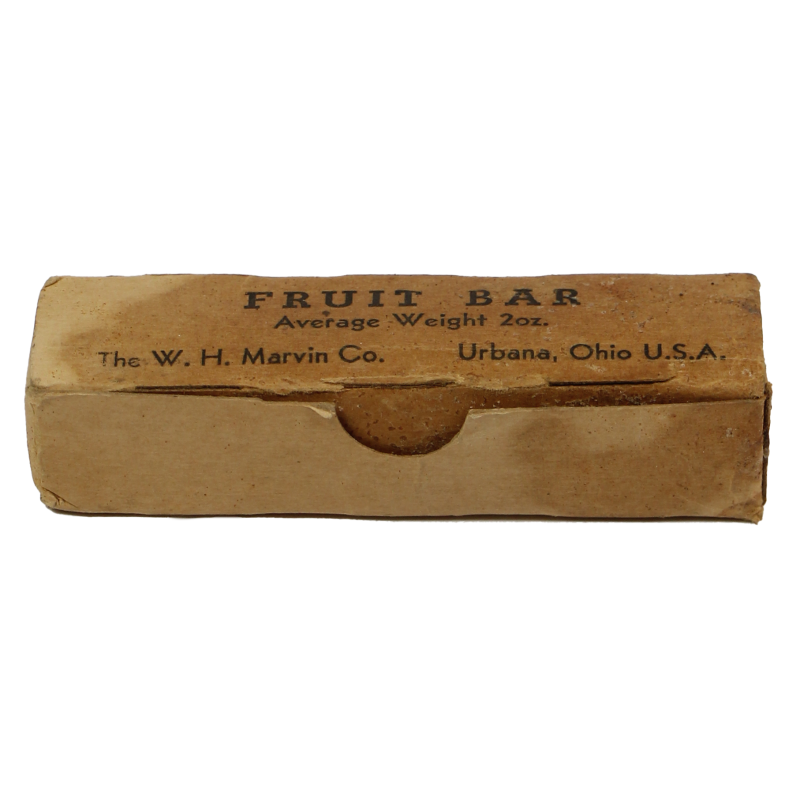 Pâte de fruits, Fruit Bar, The W.H. Marvin Co., Field Ration K, complète