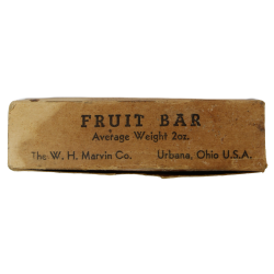 Pâte de fruits, Fruit Bar, The W.H. Marvin Co., Field Ration K, complète