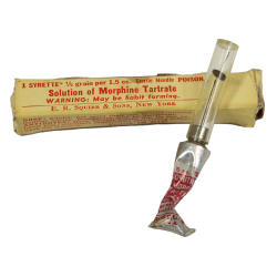 Syrette, Morphine, E.R. SQUIBB & SONS, US Army Medical Department