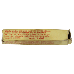 Syrette, Morphine, E.R. SQUIBB & SONS, US Army Medical Department