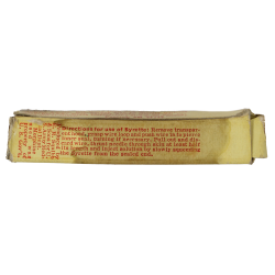Syrette, Morphine, E.R. SQUIBB & SONS, US Army Medical Department