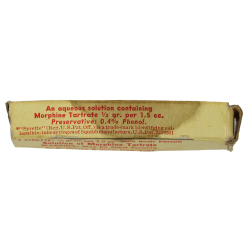 Syrette, Morphine, E.R. SQUIBB & SONS, US Army Medical Department