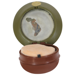 Compact, Powder, US Army, Henriette, Complete, in Box