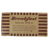 Ration K, Breakfast, complète, 1944