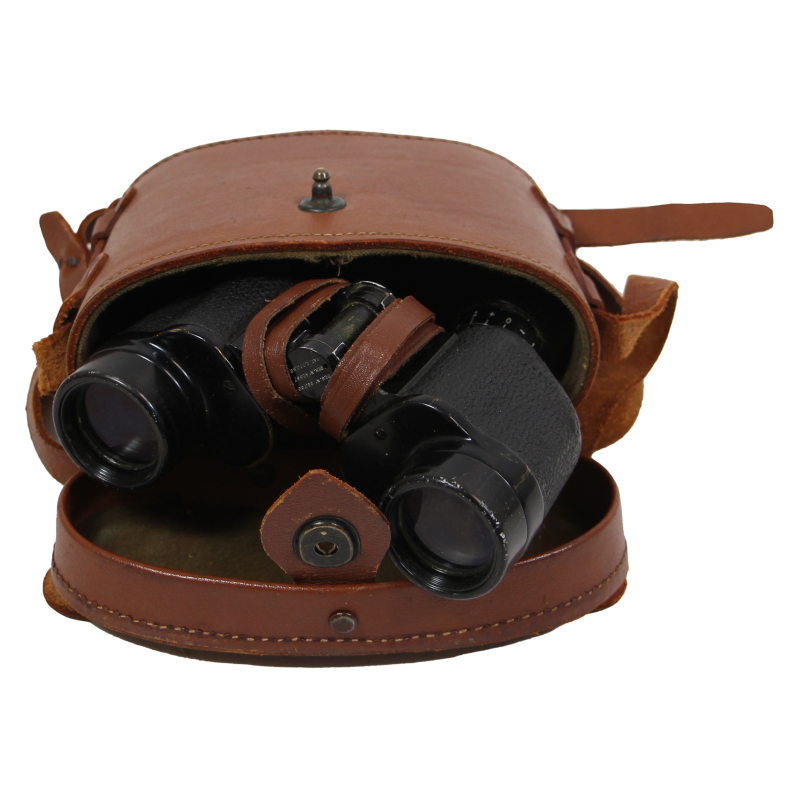 Jumelles M5, 6x30, WOLLENSAK 1941, avec étui en cuir Jumelles M5, 6x30, WOLLENSAK 1941, avec étui en cuir