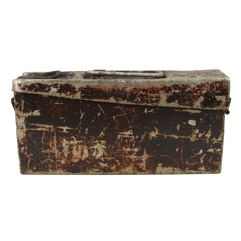Case, Ammunition, MG 34 & MG 42, Aluminium, Waffen-ᛋᛋ, Falaise Gap, Normandy Case, Ammunition, MG 34 & MG 42, Aluminium, Waffen-ᛋᛋ, Falaise Gap, Normandy