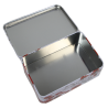 Sugar box, metal, Poppies Sugar box, metal, Poppies