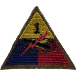 Patch, 1st US Armored Division, MTO, Wool