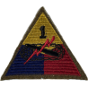 Patch, 1st US Armored Division, MTO, Wool