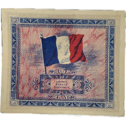 Billet drapeau (billet d'invasion), 2 francs, 1944