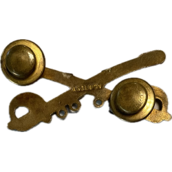 Insigne de col officier, cavalerie, à pin's