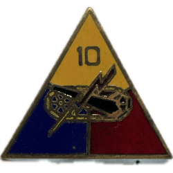 Crest, 10th Armored Division, à épingle