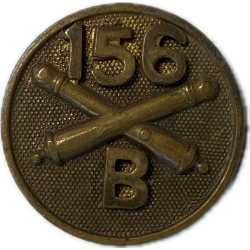 Disque de col, 156th Field Artillery Regiment, B Battery, WWI