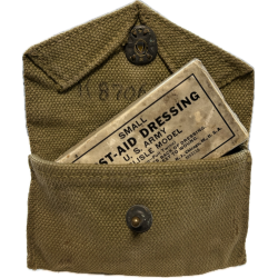 Pochette à pansement M-1942, avec pansement, B.A.B. CO.