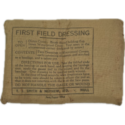 Pansement britannique, First Field Dressing, T.J. Smith & Nephew, LTD., 1944