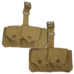 Paire de cartouchières britanniques, Lee-Enfield, 1942-1943 /l\