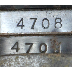 Baïonnette Mauser 98k, 1941, complète avec fourreau au même numéro et porte-baïonnette en cuir, 1941