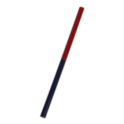 Crayon de couleur, DIXON, Red & Blue 2210, Made in U.S.A.