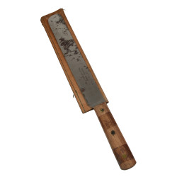 Knife, Bread, US Army, ONTARIO KNIFE, with Leather Sheath, Vietnam War