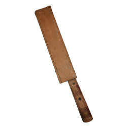 Knife, Bread, US Army, ONTARIO KNIFE, with Leather Sheath, Vietnam War