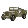 Decoration, Wall, Metal, Jeep Decoration, Wall, Metal, Jeep