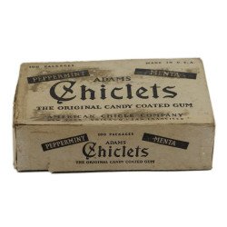 Couvercle, boîte de chewing-gum, Chiclets