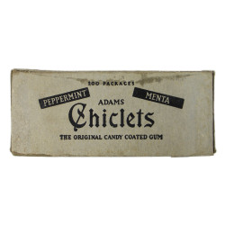 Couvercle, boîte de chewing-gum, Chiclets