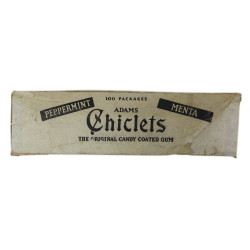 Couvercle, boîte de chewing-gum, Chiclets