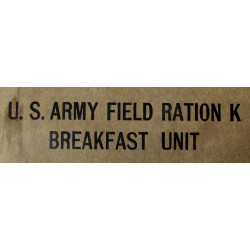 Ration K, Breakfast Unit, premier type, complète
